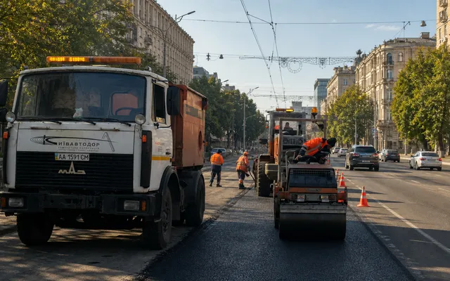 В центре Киева начались двухнедельные ограничения движения