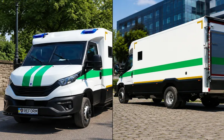 В Украине создали инкассаторский IVECO Daily с гидробортом на 750 кг